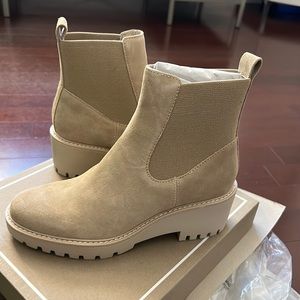 Dolce vita HASA platform booties brand new in box